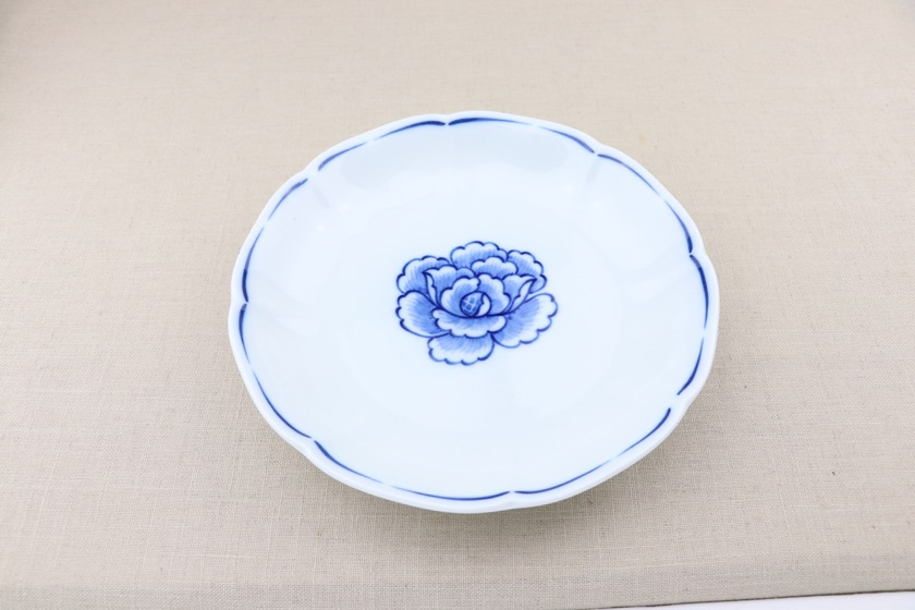 花型の中華深皿