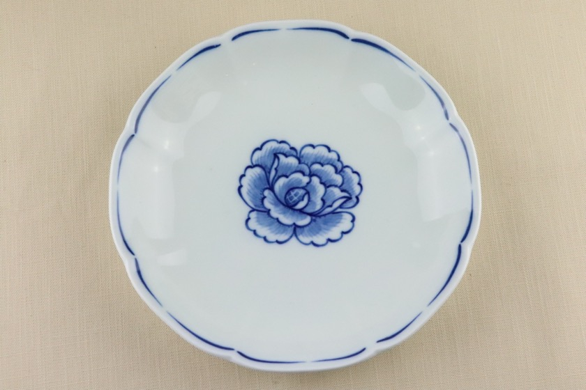 花型の中華深皿