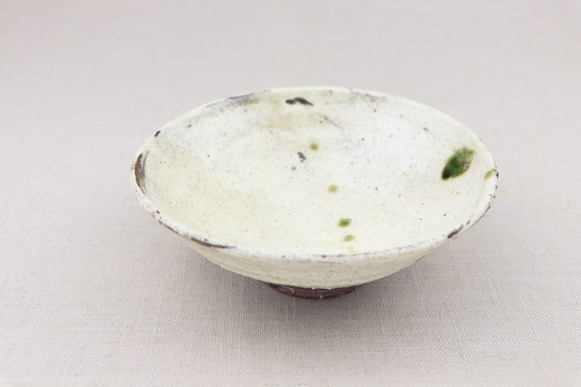 粉引き丸鉢（緑）