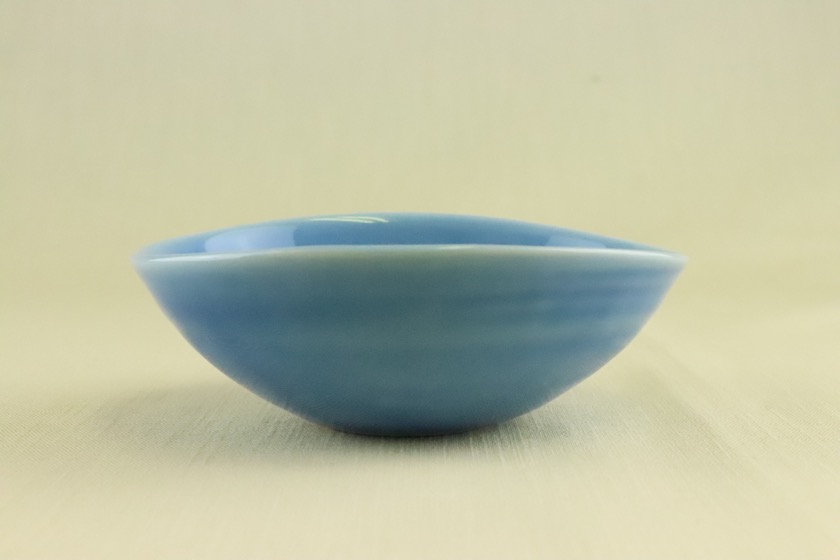 楕円小鉢（青）