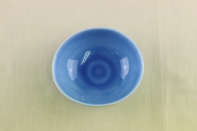 楕円小鉢（青）