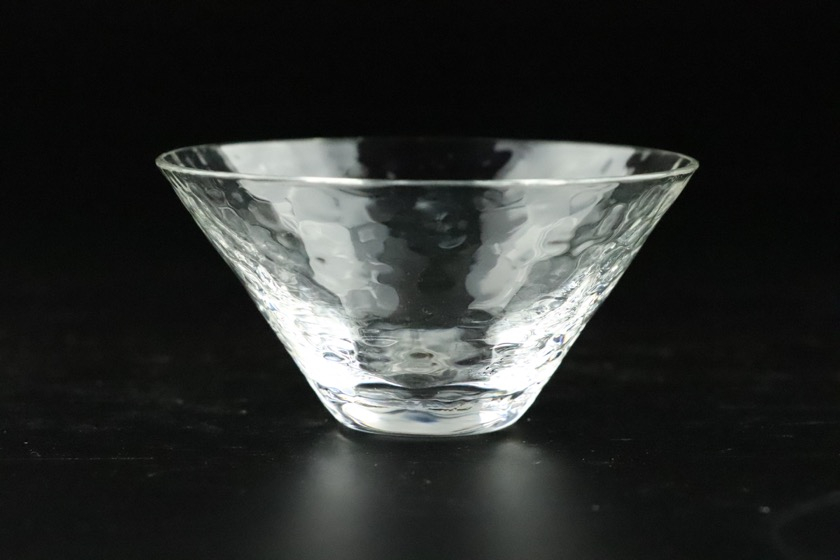 ガラス鉢（外ザラザラ）