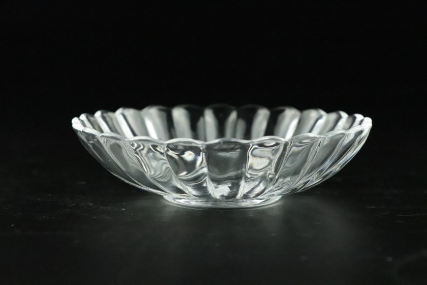 菊形ガラス皿（クリア）