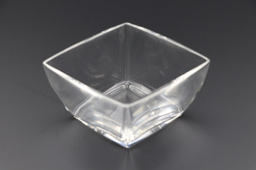 菱形ガラス鉢（クリアー）