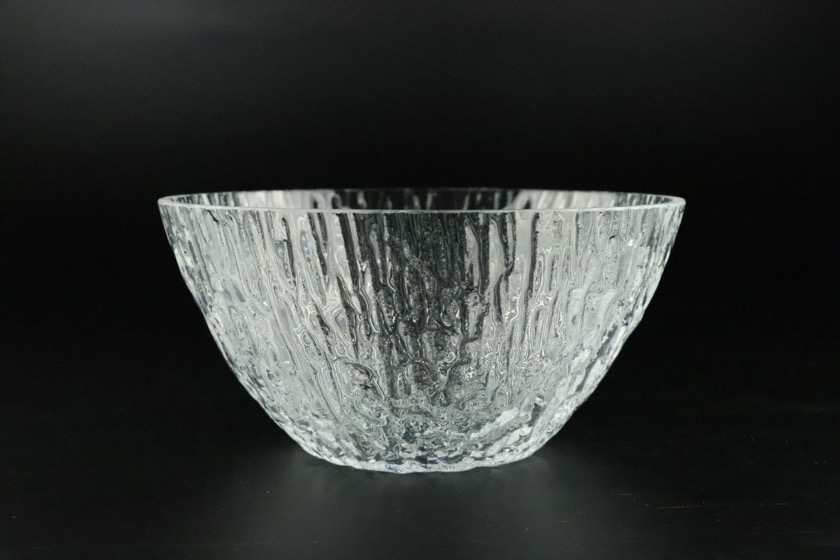 ザラザラガラス鉢