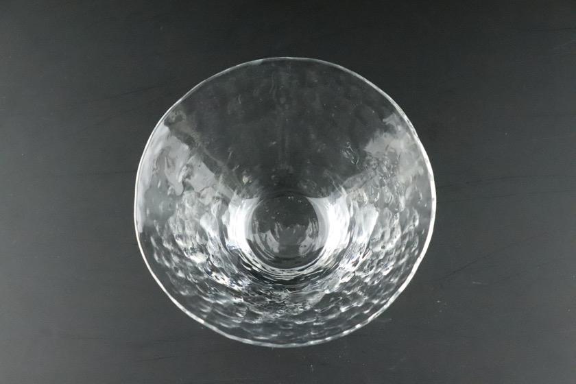 ガラス鉢（クリア・ザラザラ）