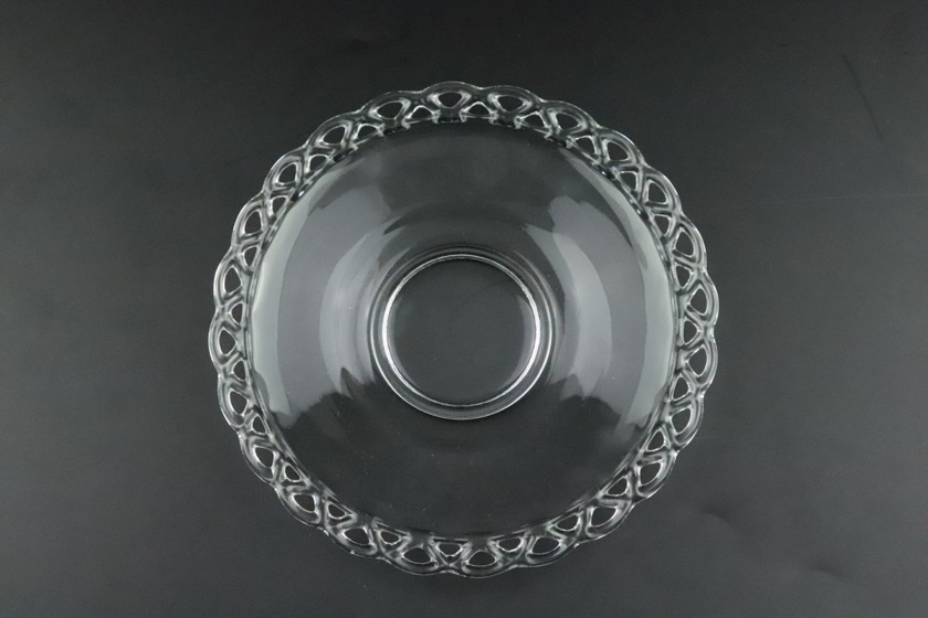 縁レースガラス皿
