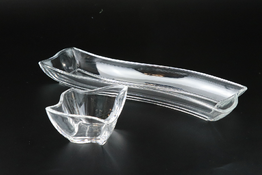 変形ガラスプレート（クリアー）Villeroy&Boch