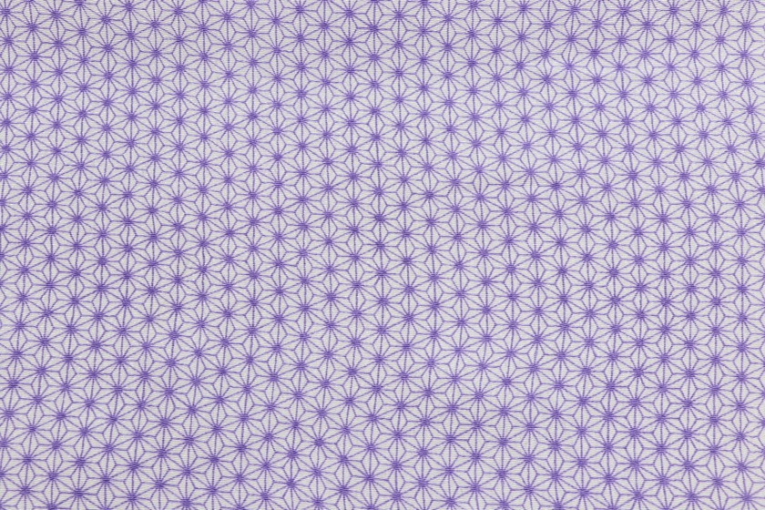 ちりめんふろしき・紫・麻の葉