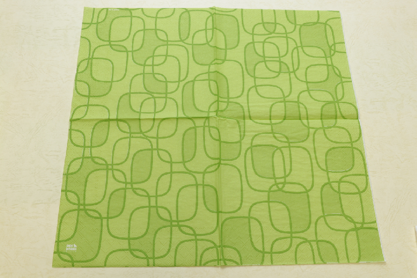 紙ナフキン・グリーンパターン